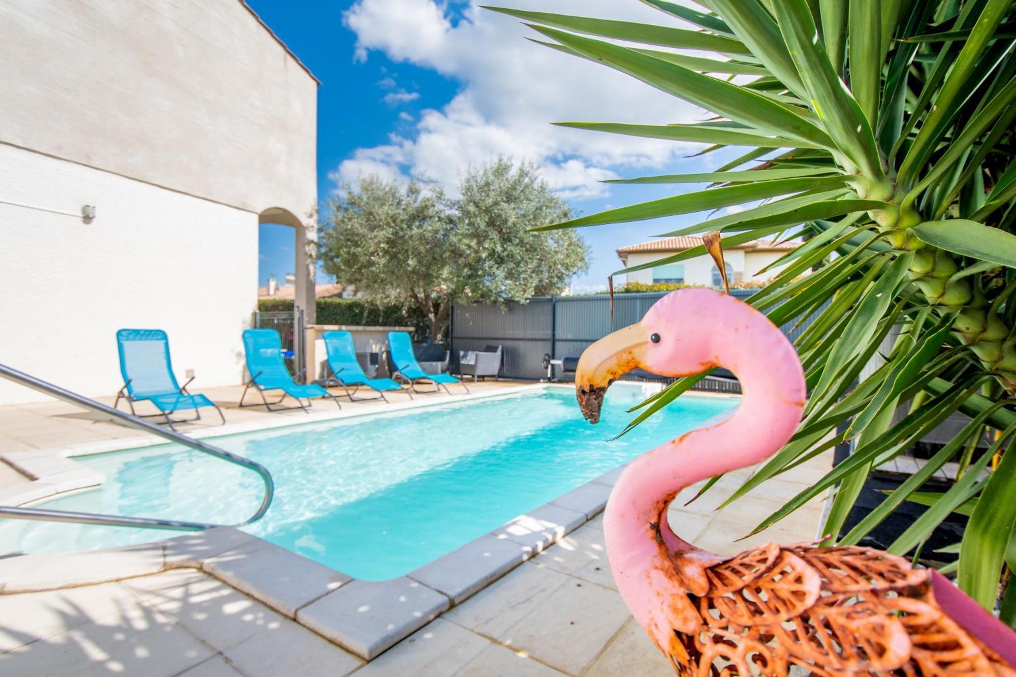 לונל Guesthouse La Costiere - Logements Independants - Espace Piscine Jacuzzi מראה חיצוני תמונה